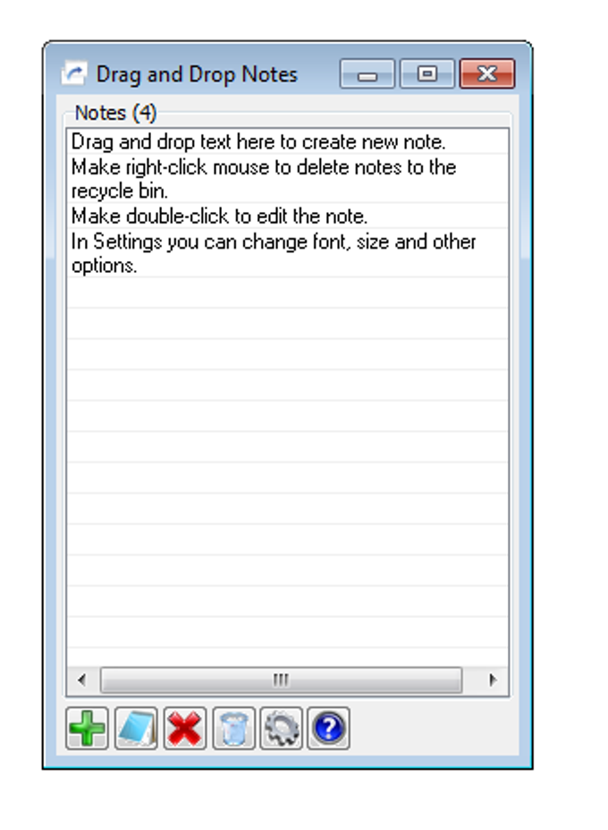 Drag and Drop Notes Drag and Drop Notes
