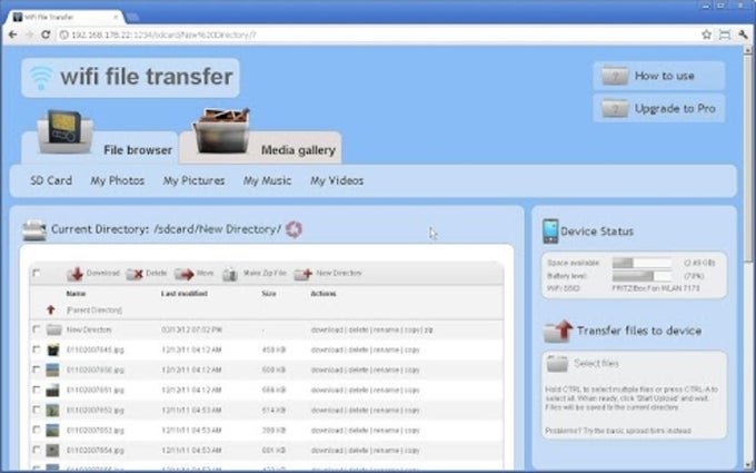 WiFi File Transfer WiFi File Transfer