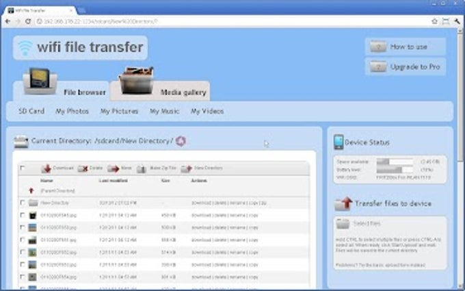 WiFi File Transfer WiFi File Transfer