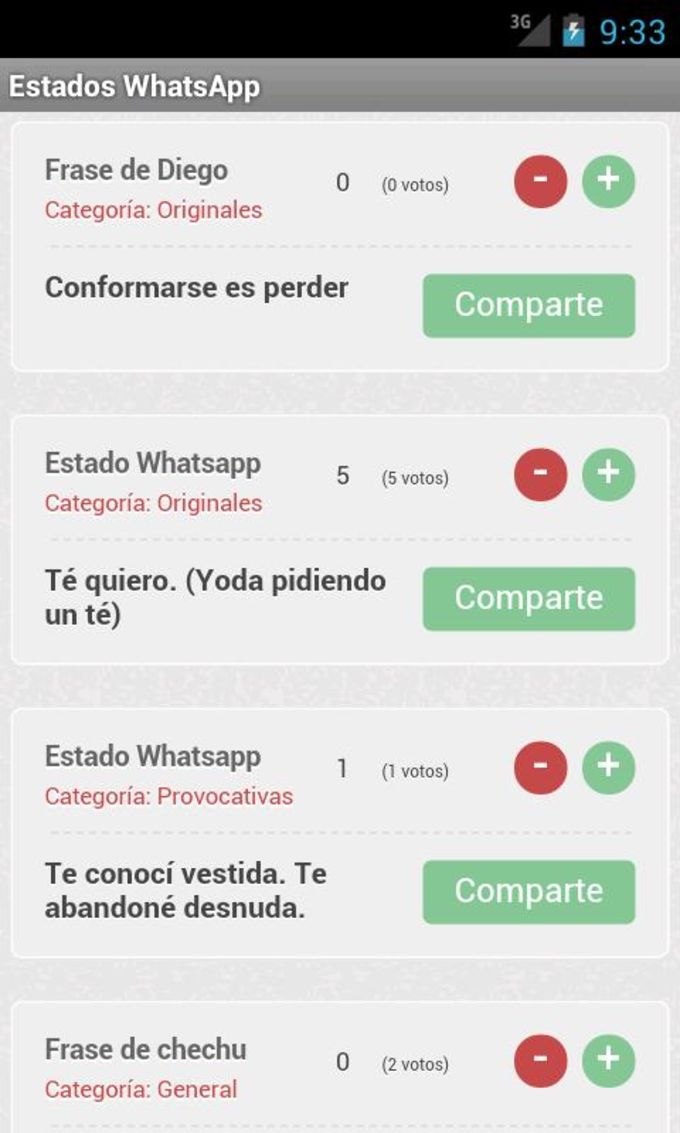 Frases y Estados WhatsApp para Android - Descargar