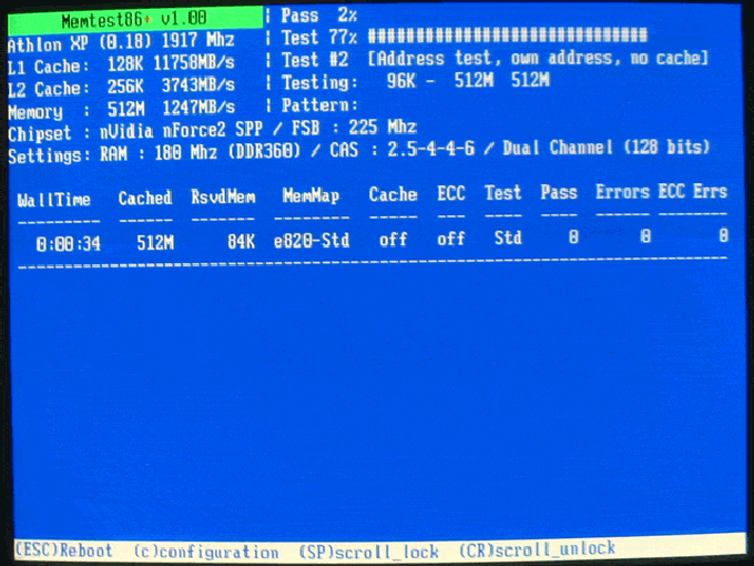 Memtest86+ Memtest86+