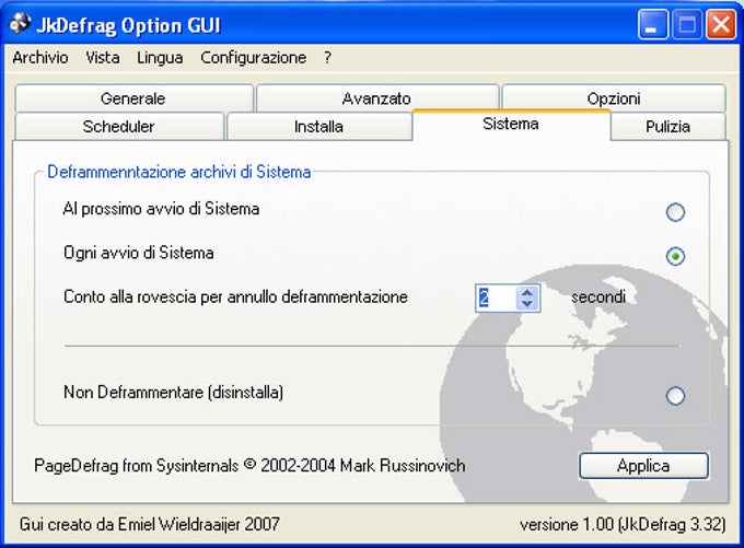 JKDefrag GUI JKDefrag GUI