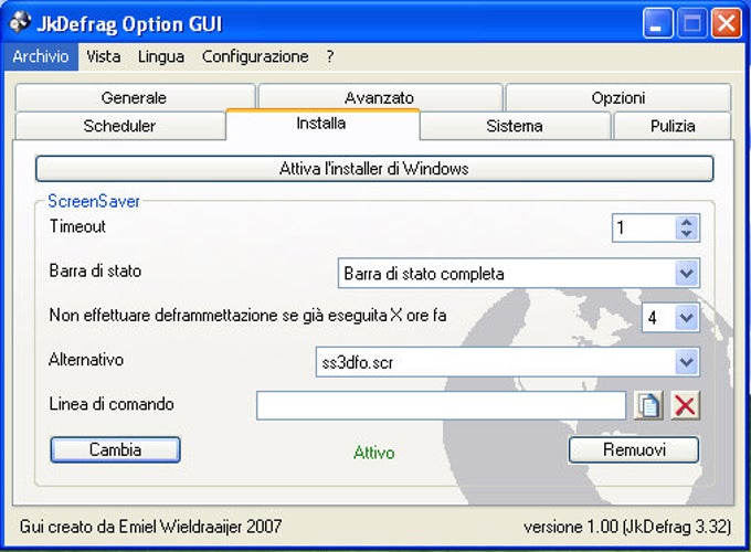 JKDefrag GUI JKDefrag GUI