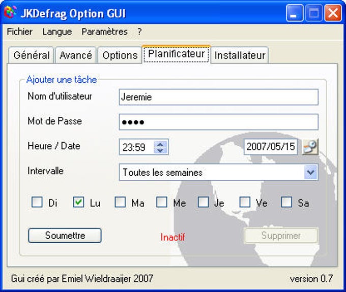 JKDefrag GUI JKDefrag GUI