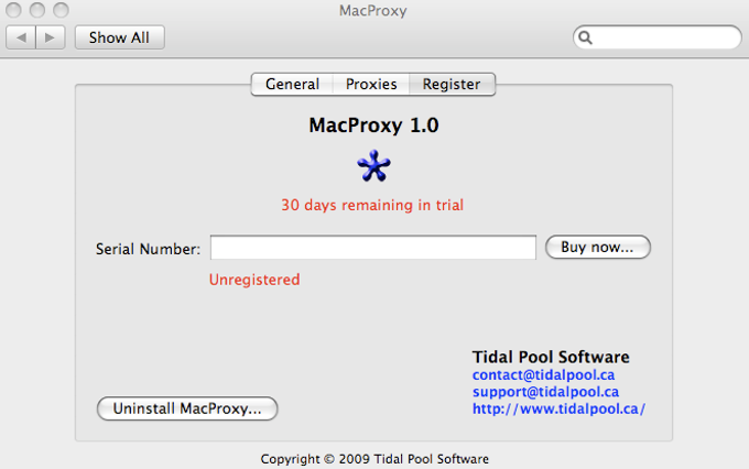 MacProxy MacProxy