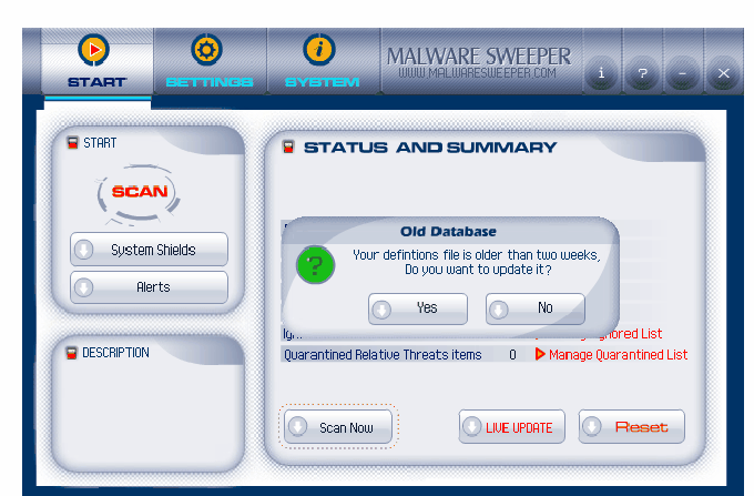 Malware Sweeper Malware Sweeper