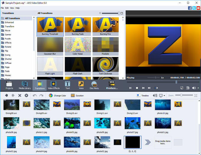 free instals AVS Video Editor 12.9.6.34