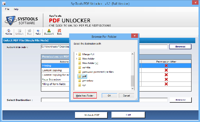PDF Unlocker Utility PDF Unlocker Utility