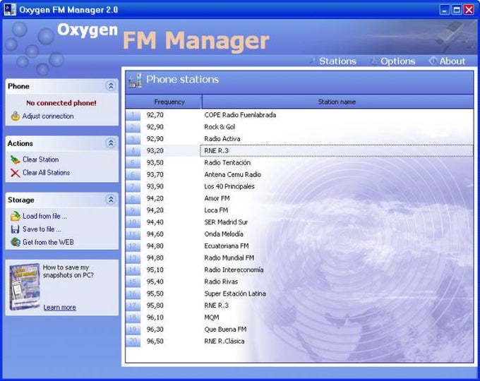 Oxygen FM Manager Oxygen FM Manager