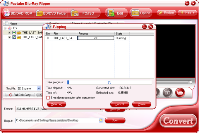 Pavtube Blu-Ray Ripper 
