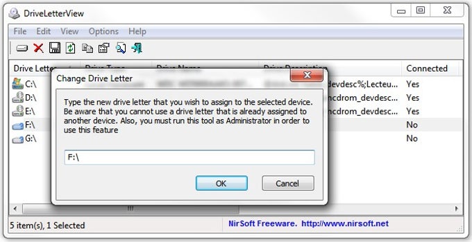 DriveLetterView