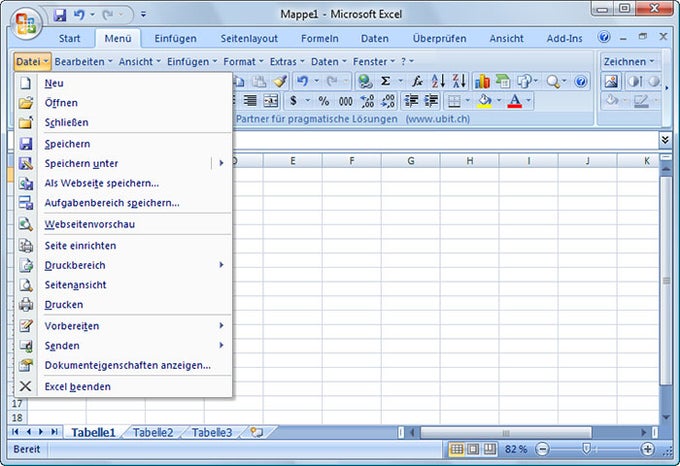 Microsoft office ubit menu что это