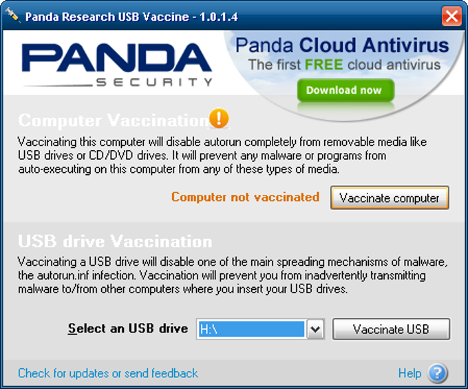 Panda USB Vaccine Panda USB Vaccine