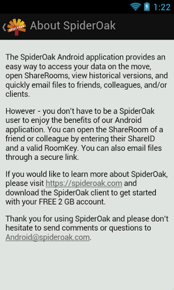 SpiderOak SpiderOak