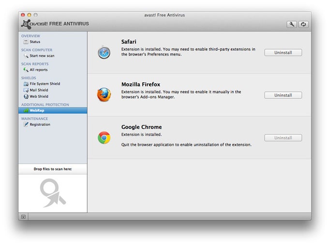 avast! Free Antivirus for Mac avast! Free Antivirus for Mac