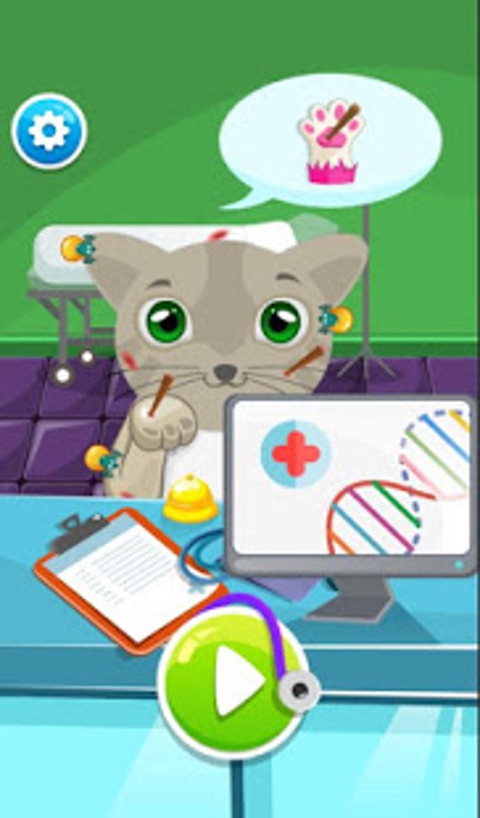 Cat Doctor Deluxe : Free Pet Doctor Game APK لنظام Android - تنزيل