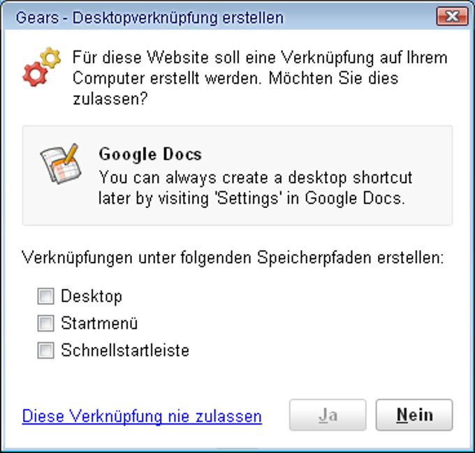 Google Gears Google Gears