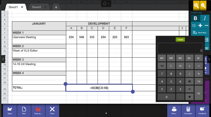 XLS Editor XLS Editor