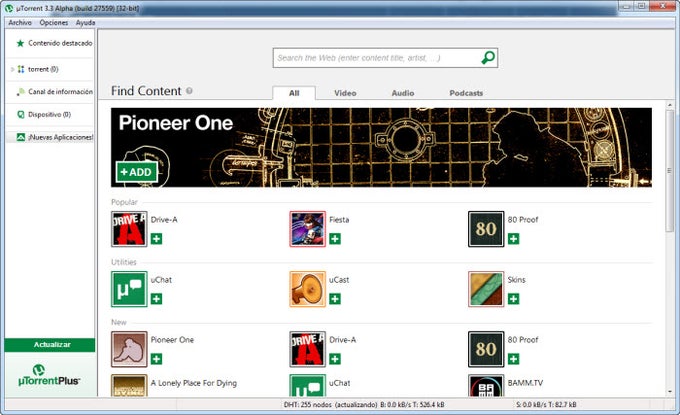 uTorrent Alpha uTorrent Alpha