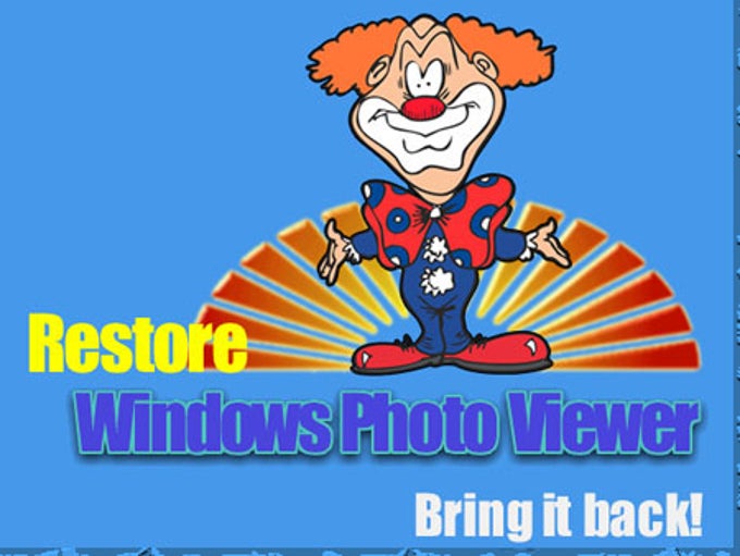 Restore Windows Photo Viewer to Windows 10 Restore Windows Photo Viewer to Windows 10