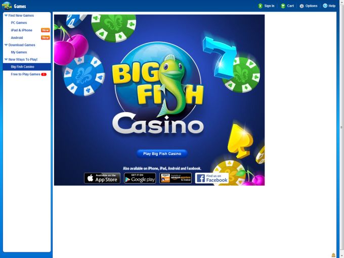 big fish games will not download