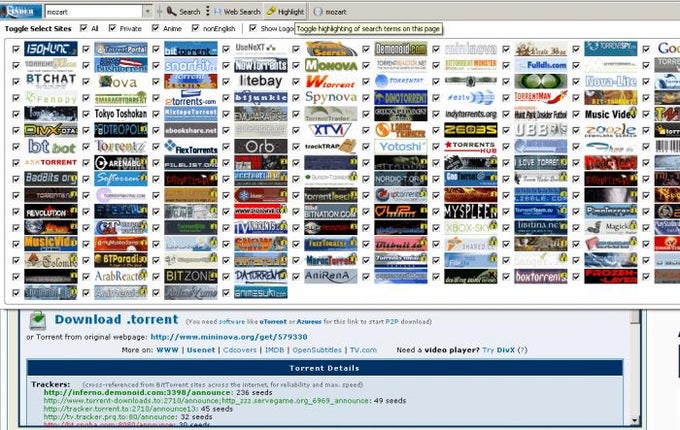 Torrent Finder Firefox Toolbar
