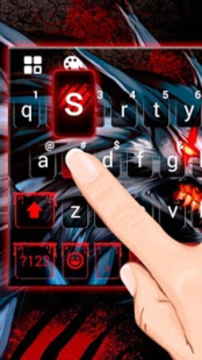Bloody Metal Scary Wolf Keyboard Theme Bloody Metal Scary Wolf Keyboard Theme