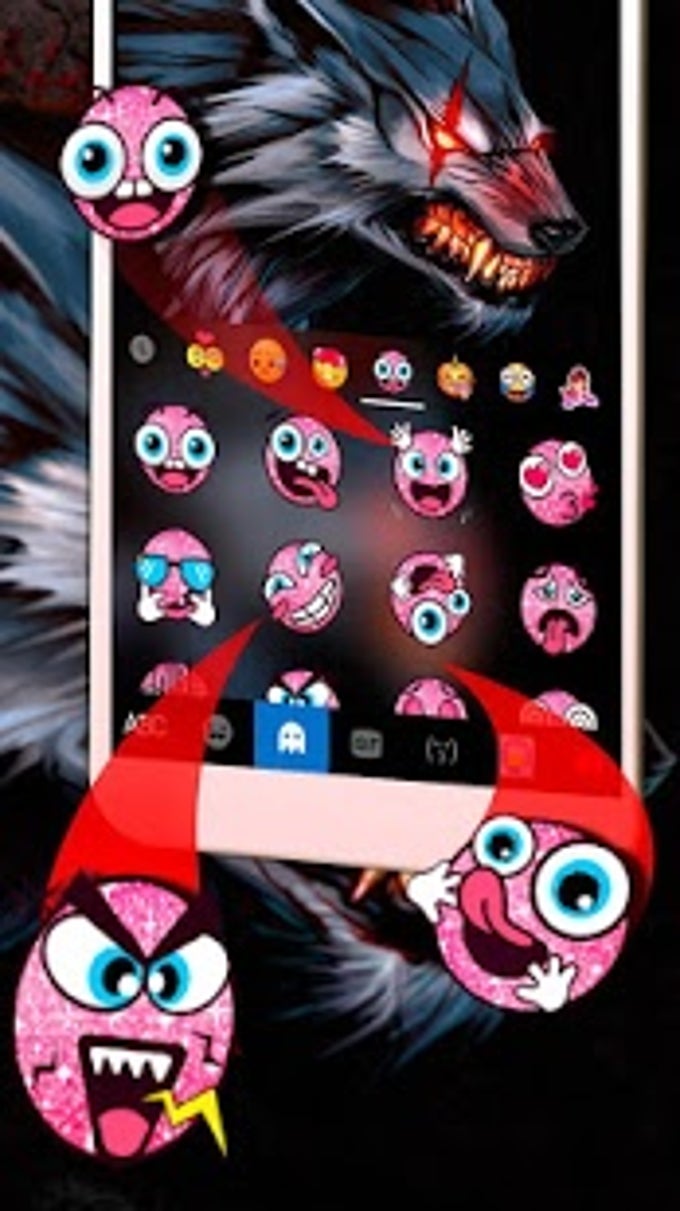 Bloody Metal Scary Wolf Keyboard Theme Bloody Metal Scary Wolf Keyboard Theme