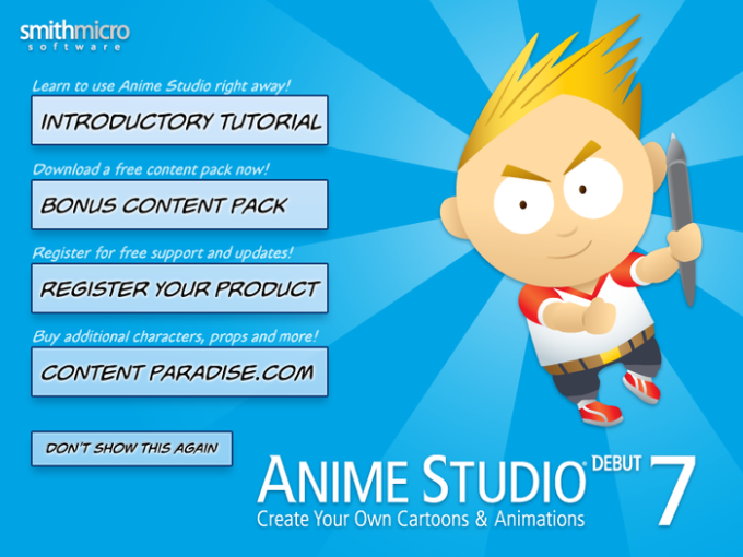 build a character in anime studio pro 12