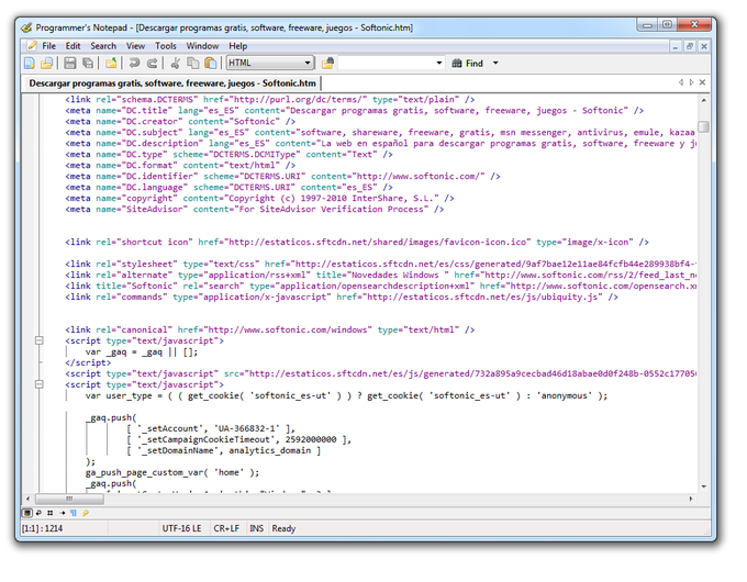 Programmers Notepad Portable - Download