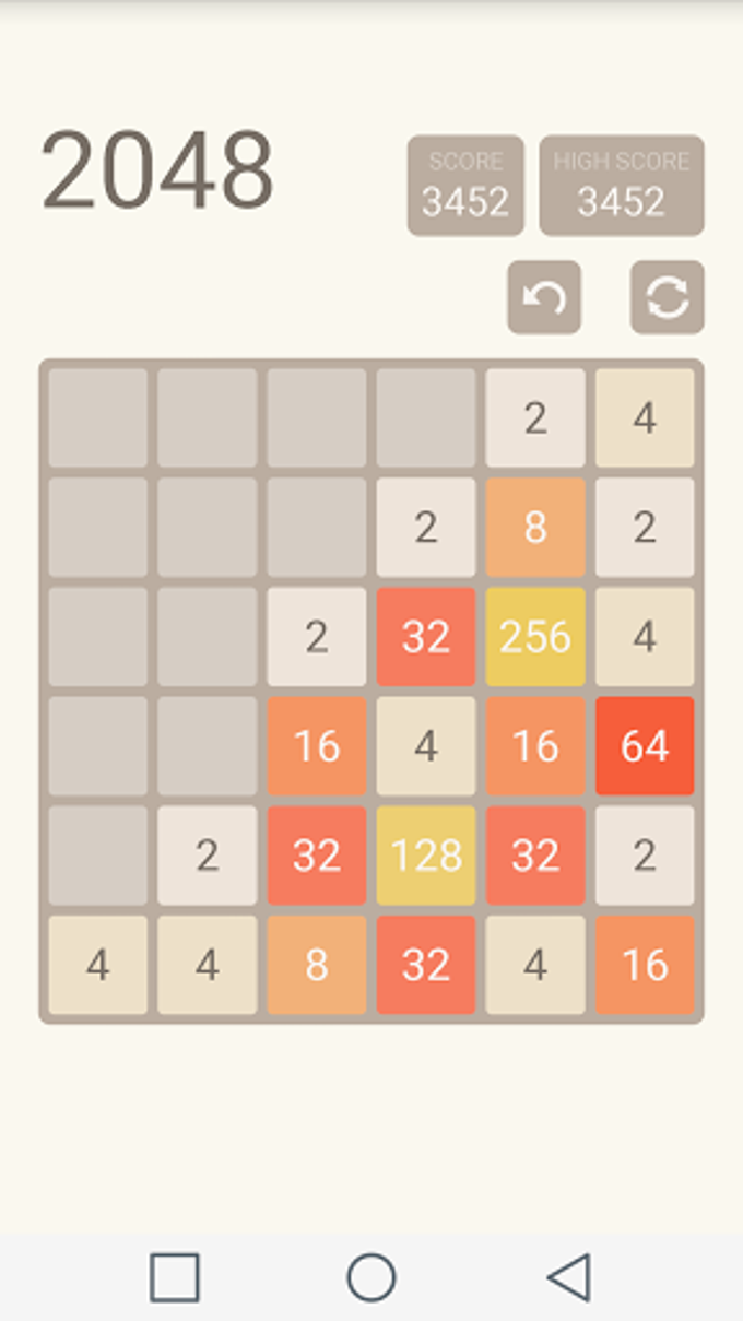 2048 для Android — Скачать