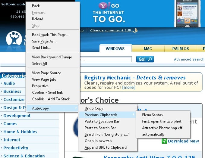 Auto Copy Extension Auto Copy Extension