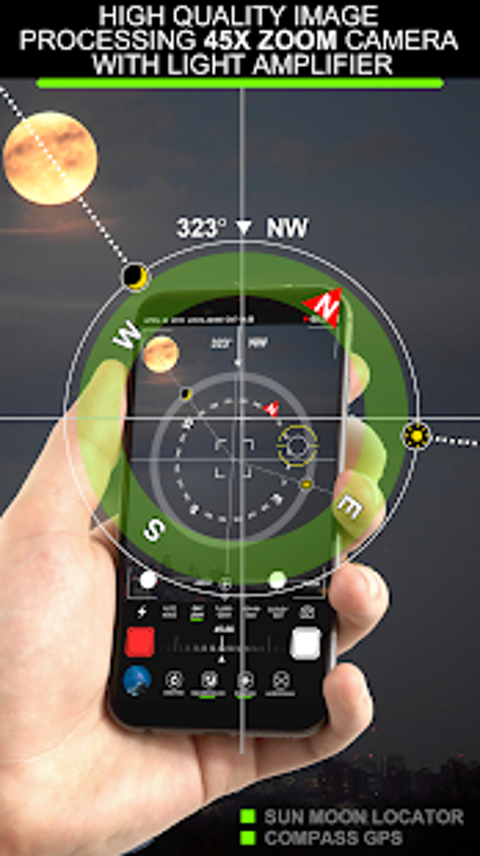 Telescope 45x Zoom Camera Photo and Video