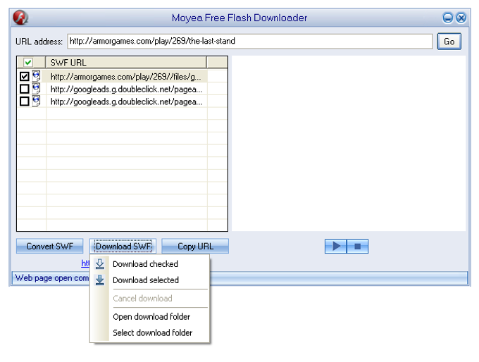 Moyea Free Flash Downloader Moyea Free Flash Downloader