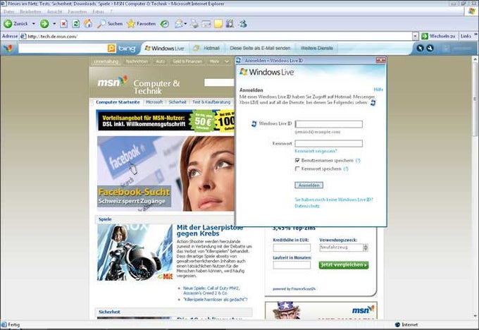 MSN Toolbar MSN Toolbar