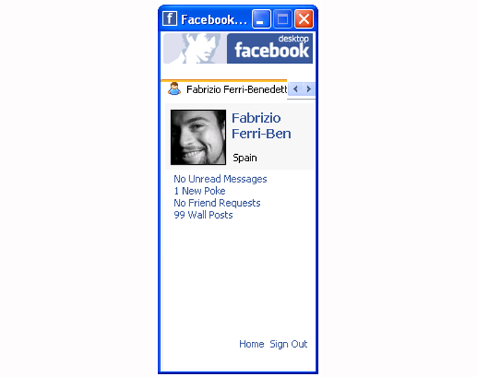 Facebook Desktop Facebook Desktop