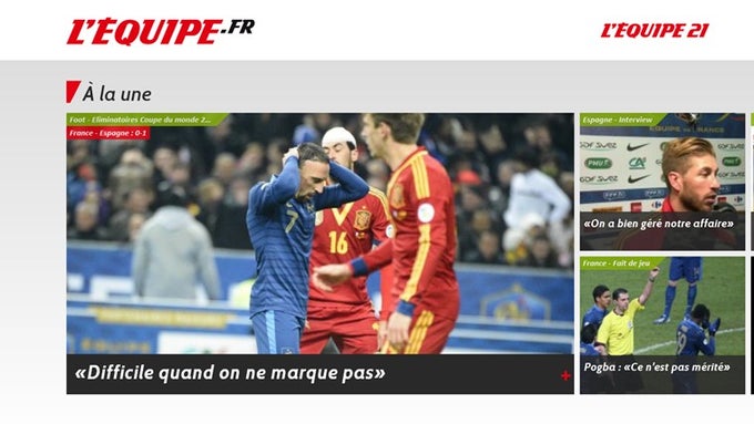 L'Equipe.fr pour Windows 10 L'Equipe.fr pour Windows 10