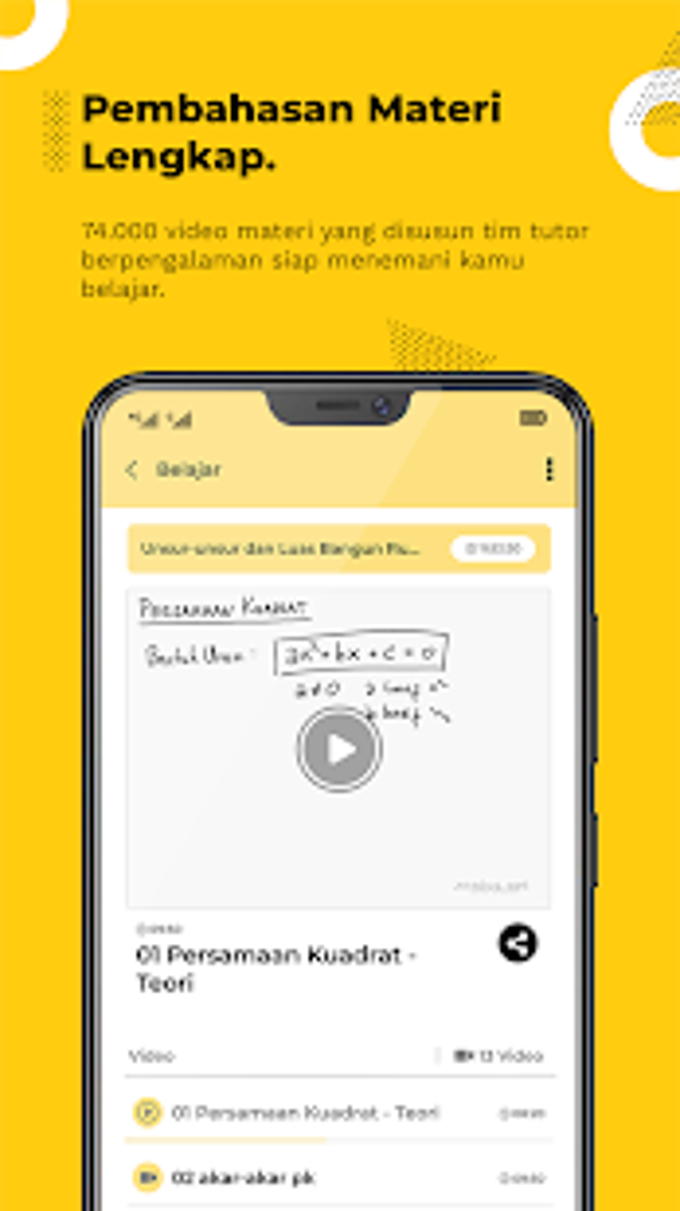 Zenius - Belajar Online - Beta Version untuk Android - Unduh