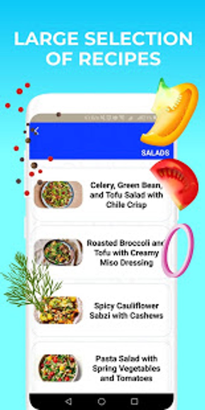 Vegan Recipes для Android — Скачать