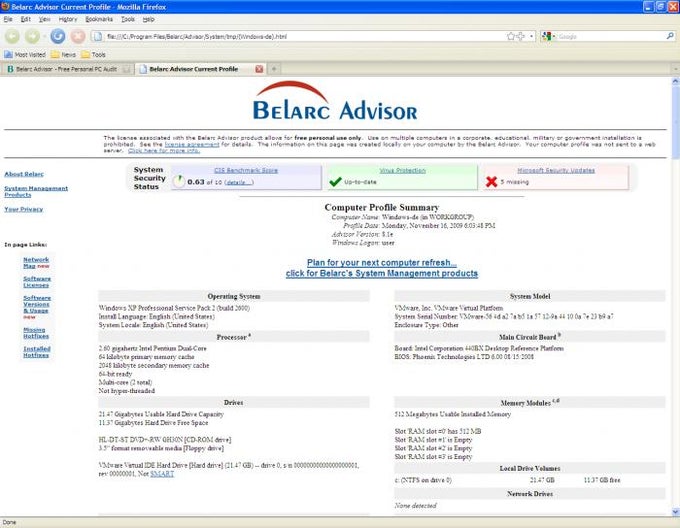 belarc advisor download for mac