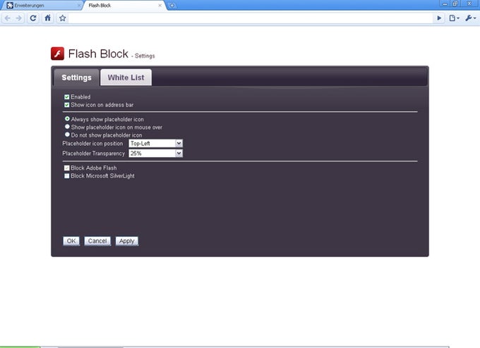 Flashblock for Chrome Flashblock for Chrome
