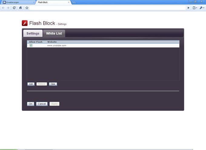 Flashblock for Chrome Flashblock for Chrome