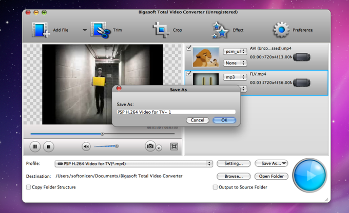 bigasoft itunes video converter for mac