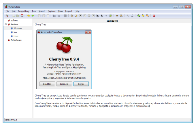 CherryTree 1.0.0.0 free downloads