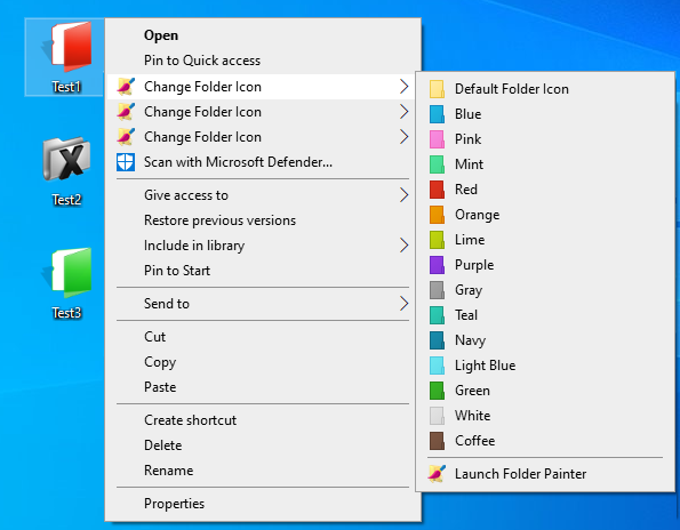 Folder Painter