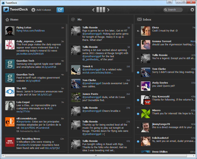 TweetDeck TweetDeck