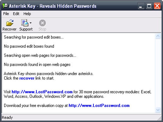 Asterisk Key Asterisk Key