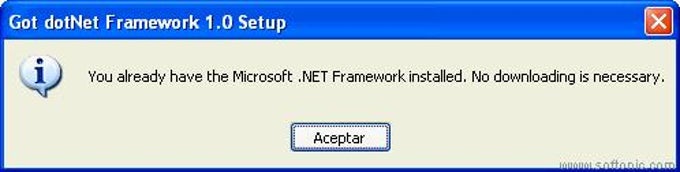 Got dotNet Framework Got dotNet Framework