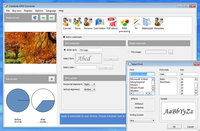 Contenta ARW Converter Contenta ARW Converter