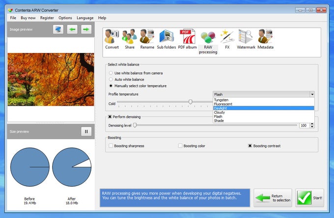 Contenta ARW Converter